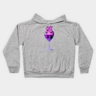 Wine o’Clock! - CowLick! Kids Hoodie